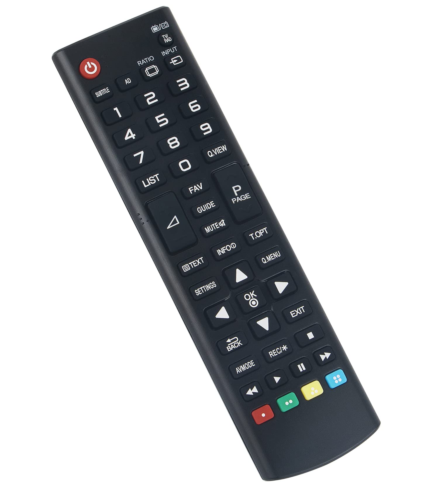 Vinabty新しい交換リモートFits for LG TV Blu - ray DVDプレーヤーリモートakb72915206?akb72915238?akb72915252?akb72914201?akb72914207?akb7 w17b8b5 Vinabty新しい交換リモートFits for LG TV Blu - ray DVD