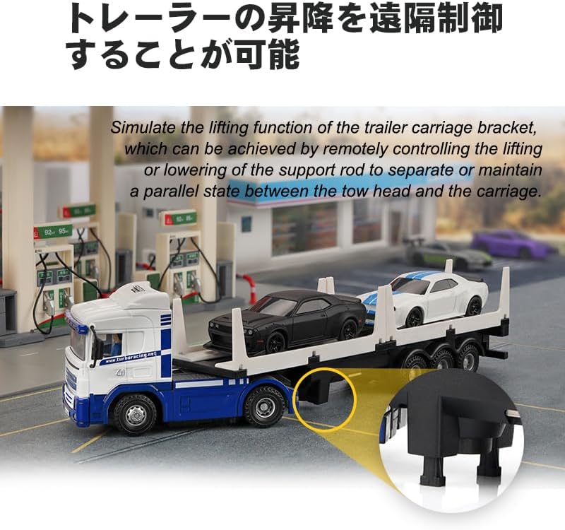 Turbo Racing C50 ラジコントラック けん引トラック 2.4GHzラジコン