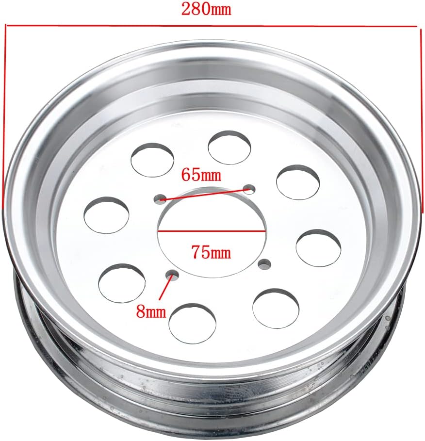 Monkey Rim Z50 Q50 Bike Mini Motorcycle Accessories Modified 3.00-10 Front or 3.50-10 Aluminium Alloy wheel Hub 10 Inch Wheels Vacuum rims
