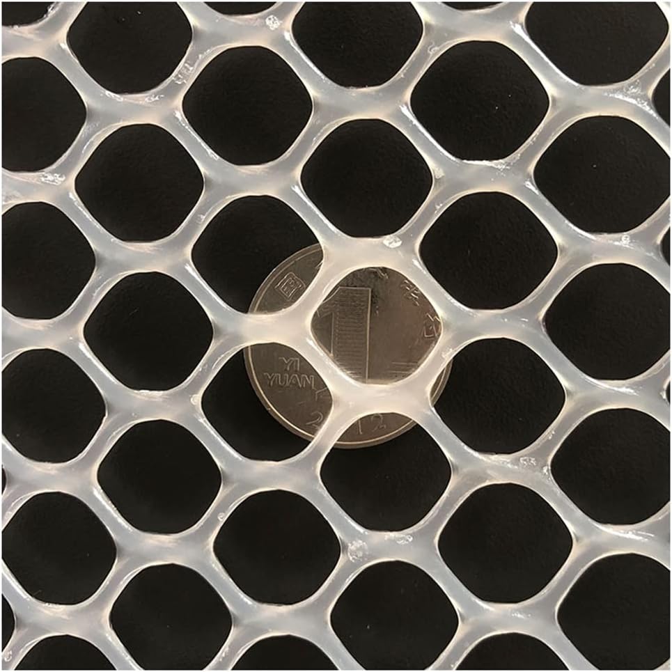 プラスチックチキンワイヤーフェンスメッシュ 六角形のプラスチック製の家禽の網、 ガーデンメッシュフェンシングアニマルバリア、 工芸品