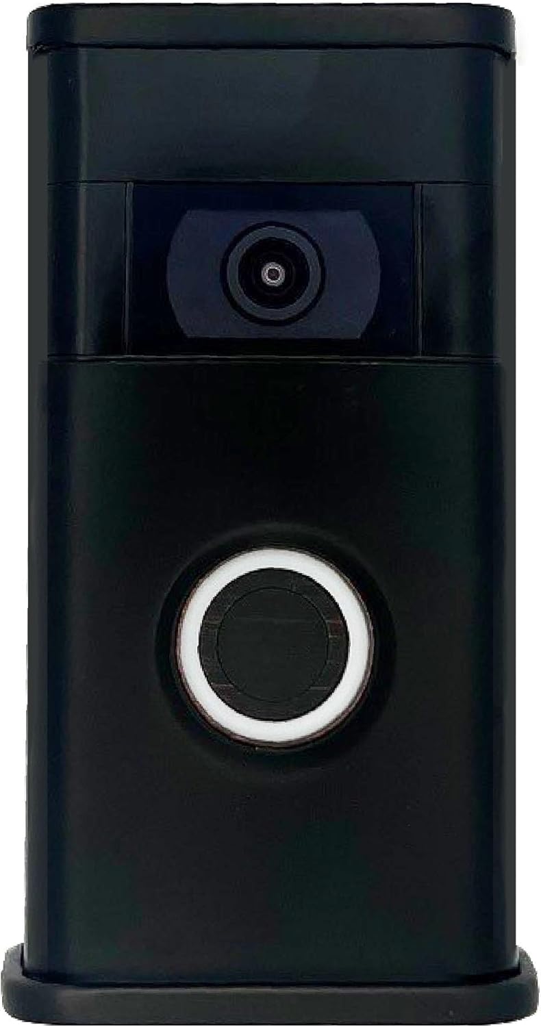 Traditional Video Doorbell Cover (Ring 2nd Generation Compatible) (Matte Black)