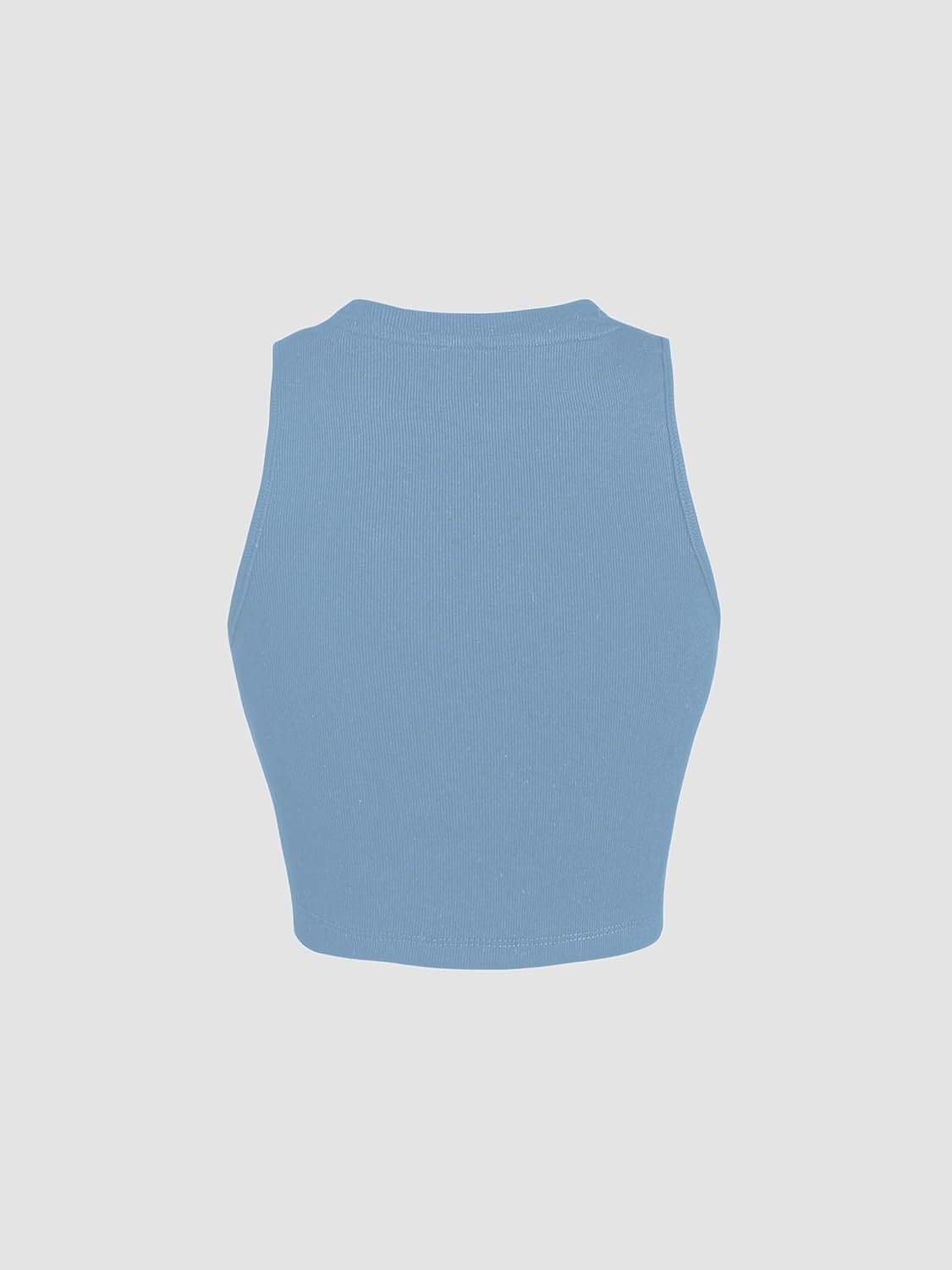 CIDER Women Tank Tops High Neck Sleeveless Going Out Cute Crop Top Trendy Basic Fitted Shirts - Image 3