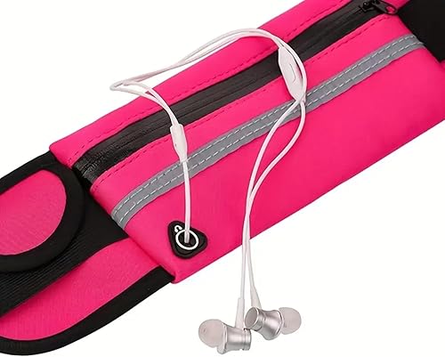 Miniatura 2 de Riñonera delgada para correr, riñonera reflectante para senderismo, ciclismo, entrenamiento, bolsa para correr, bolsa para correr, soporte para