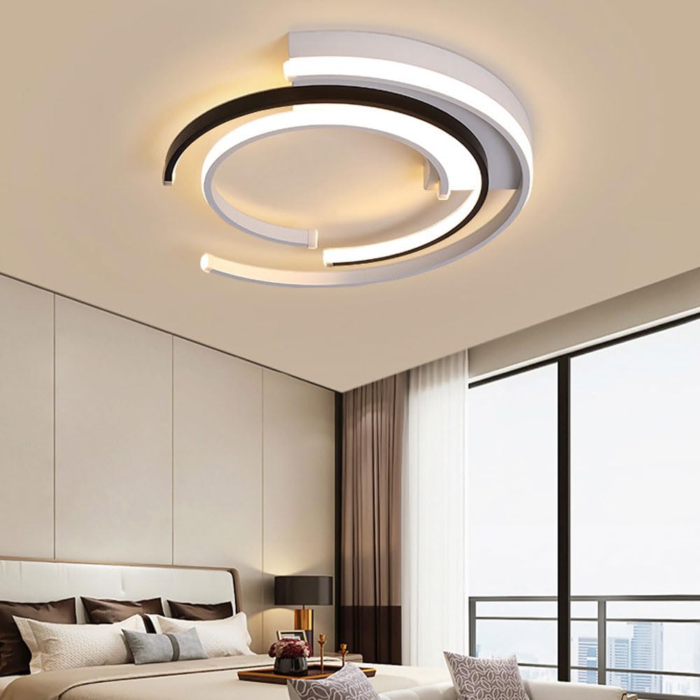 Plafonnier LED moderne pour cuisine et chambre avec température couleur réglable