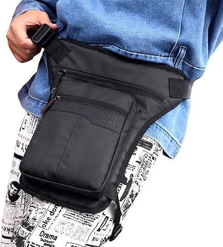 Miniatura 5 de Lona táctica militar cintura paquete bolsa al aire libre gota pierna bolsa cintura riñonera paquetes táctico pierna bolsa bolsa bolsa muslo bolsa