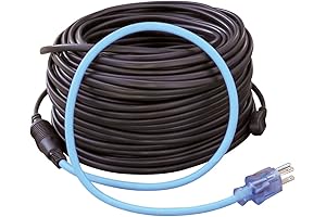 Prime Wire &amp; Cable RHC1200W240 Roof &amp; Gutter De-Icing Kit Roof Heating Cable