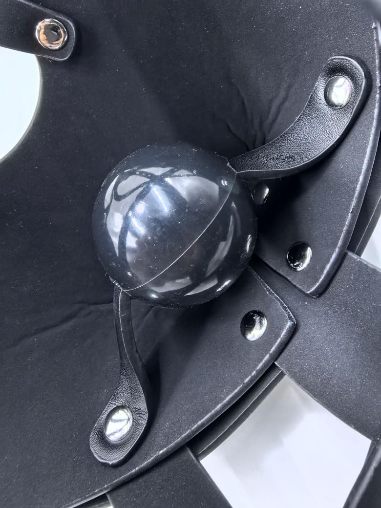 Muselière BDSM Baillon verrouillable – Harnais Gag