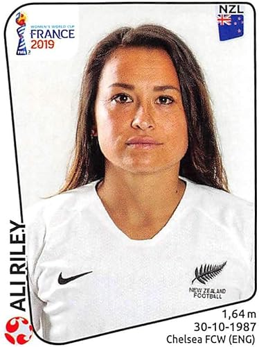 2019 Panini FIFA Women's World Cup France Album Stickers (Individual Sticker Only) Soccer #374 Ali Riley New Zealand 2 Inch by 2 12 Inch Collectible