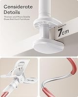 Vista 3 de Saiji Gooseneck - Soporte universal para teléfono celular, soporte de brazo largo flexible, manos libres para teléfonos de 4.0-6.3, montaje