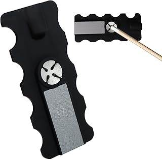 Pool Cue Tip Repair Tool, 5-in-1 Billiard Accessories Shaper/Scuffer/Aerator/Burnisher/Radius Gauge Billiard Accessories, Pool Stick Tip Shaper Scuffer Aerator (5 in 1 Tip Tool)