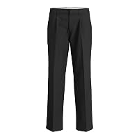 JACK & JONES Jprcckarl Jjcameron Pleated Chino Noos - Uomo, Nero