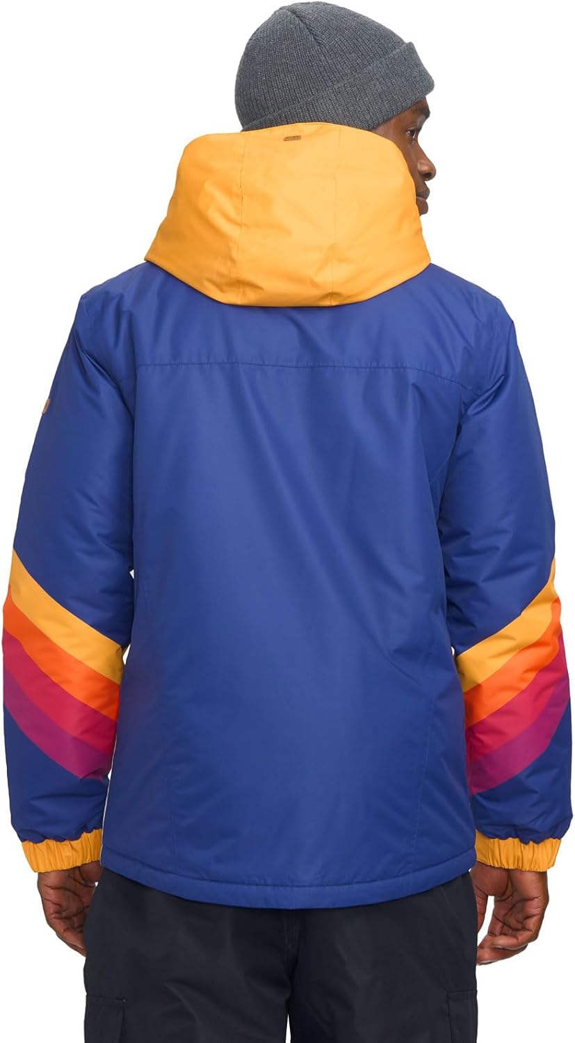 Tipsy Elves Ski Jackets for Men - Fun Colorful Apres Ski Outerwear Hooded Waterproof Snow Jackets for Adults - Image 2