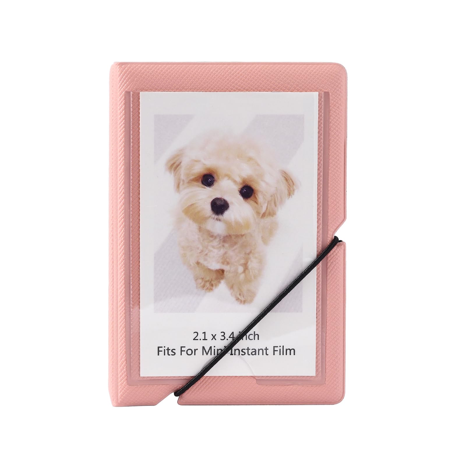 Mini Instant Film Polaroid Photo Album Book For 3 Inch Fujifilm Instax Mini 12 11 9 99 8 7+ 40 EVO Camera Film, HP Sprocket, K-pop Photocards (Peach Pink, 1 Pack)-picture-15