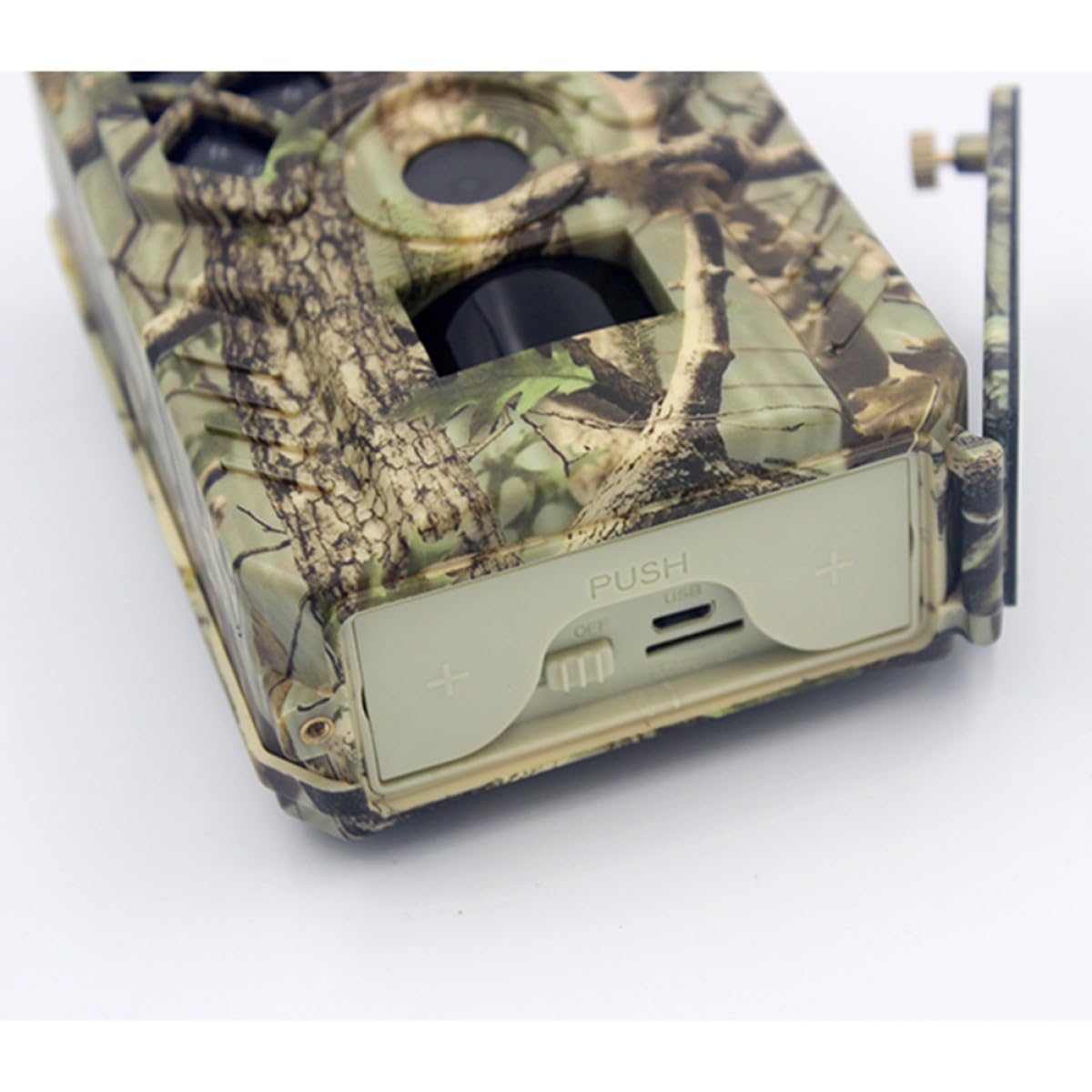 Caméra de Chasse Extérieure Haute Résolution 12 Mégapixels, Détection de Mouvement Infrarouge, 46 LED Noires 940 Nm, pour Surveillance et Chasse en Plein Air