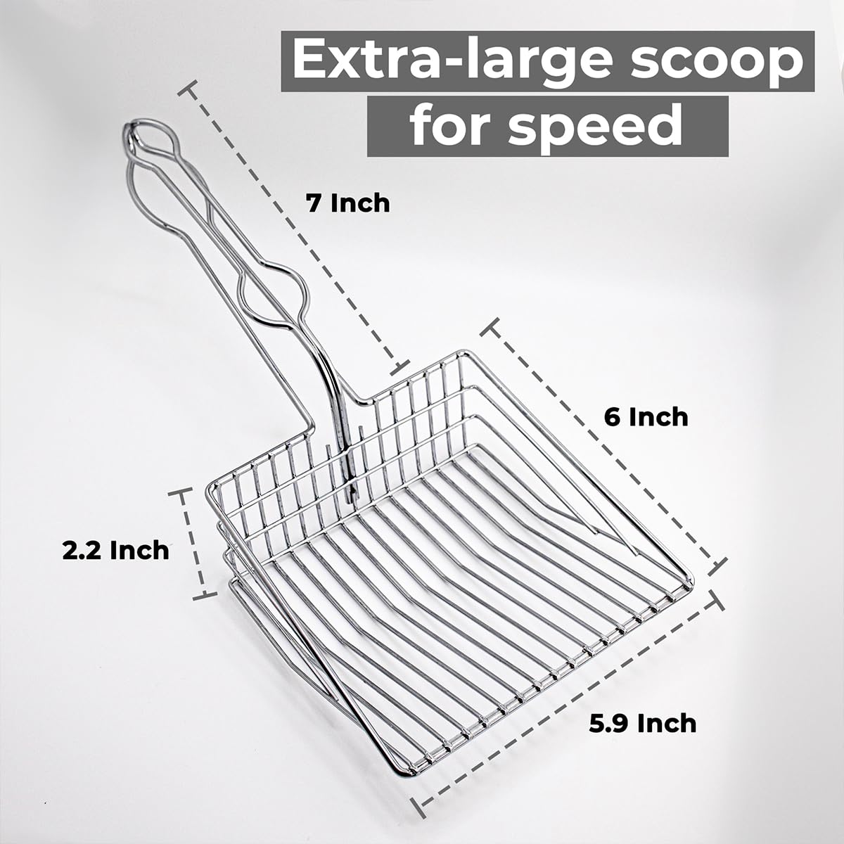 Amazon.com : Cat Litter Scoop - Extra Large Heavy Duty Metal Kitty