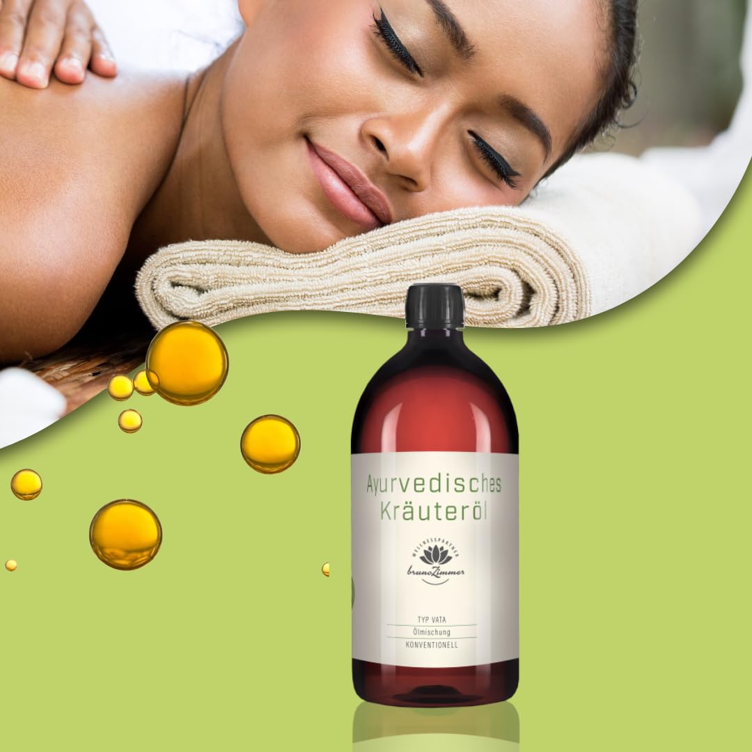 Ayurveda Massageöl Vata - Massageöl und Basisöl (1 Liter)