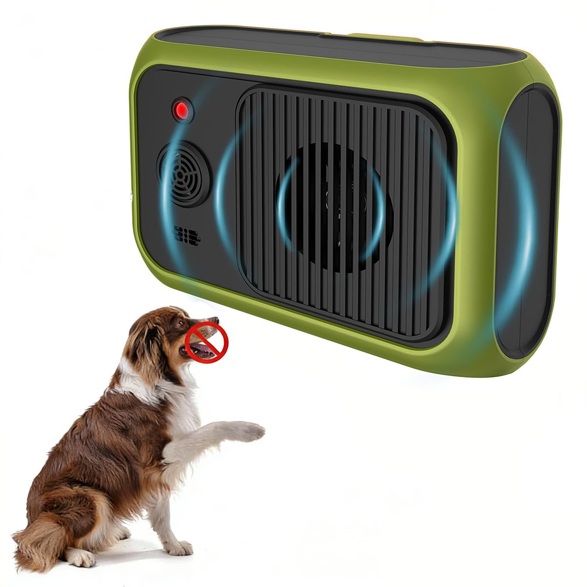Dispositivi anti-abbaio per cani – Dispositivi deterrenti per l'abbaio di cani a ultrasuoni, impermeabili, ricaricabili, 15,2 m, dispositivo di arresto automatico per abbaiare del cane per interni ed