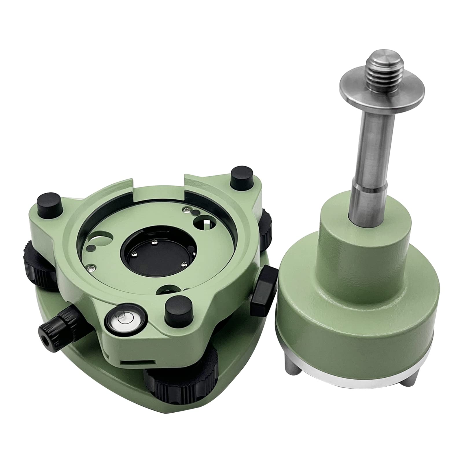 Green Tribrach with Optical Plummet & Fixed Adapter 5/8