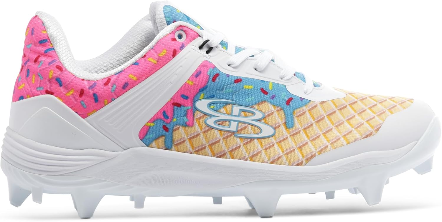 Boombah Viper Men's Molded Cleat - Ice Cream - Multiple Color Options - Multiple Sizes