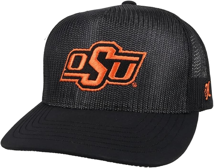 HOOEY Men's Oklahoma State University | OSU | Officially Licensed Collegiate Adjustable Snapback Hat