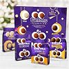 Dairy Milk Buttonn,Orange Buttonn,Caramilk Buton, and Salted Caramel Nibbles Buton Chocolate Selection Box 340g - cdb