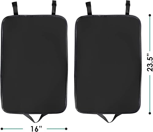 Miniatura 63 de FH Group Neosupreme - Cojines de asiento para automóvil, ajuste universal, cojín para asiento trasero de automóvil con respaldo de silicona Gris