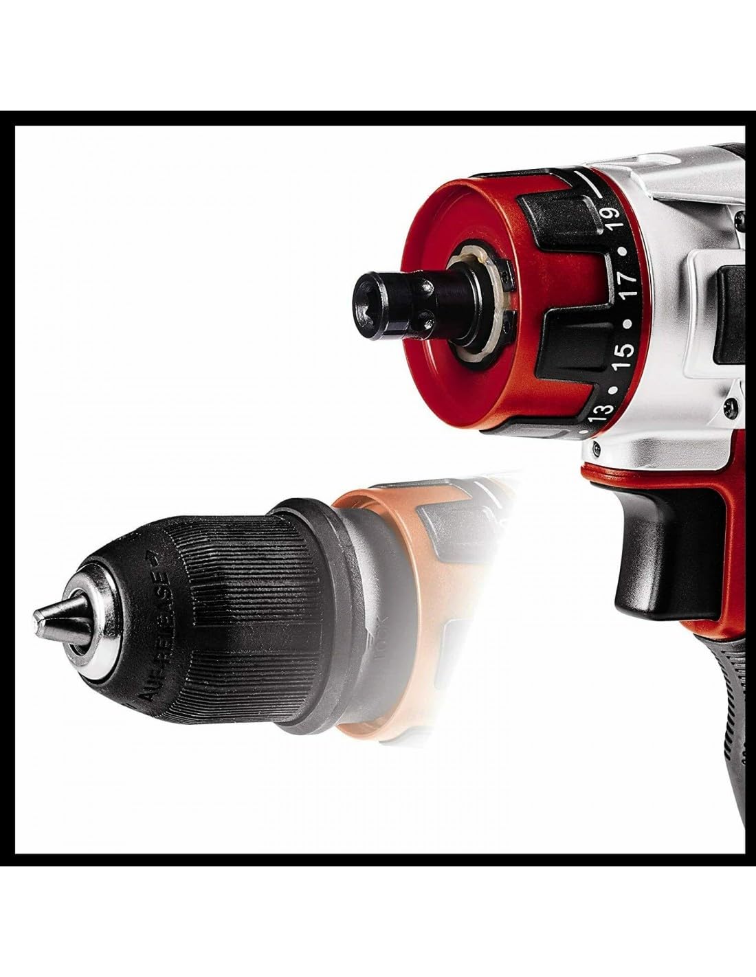 Einhell TE-CD 12/1 X-Li wiertarka akumulatorowa (1x 2,0 Ah) Dodatkowy uchwyt wiertarki