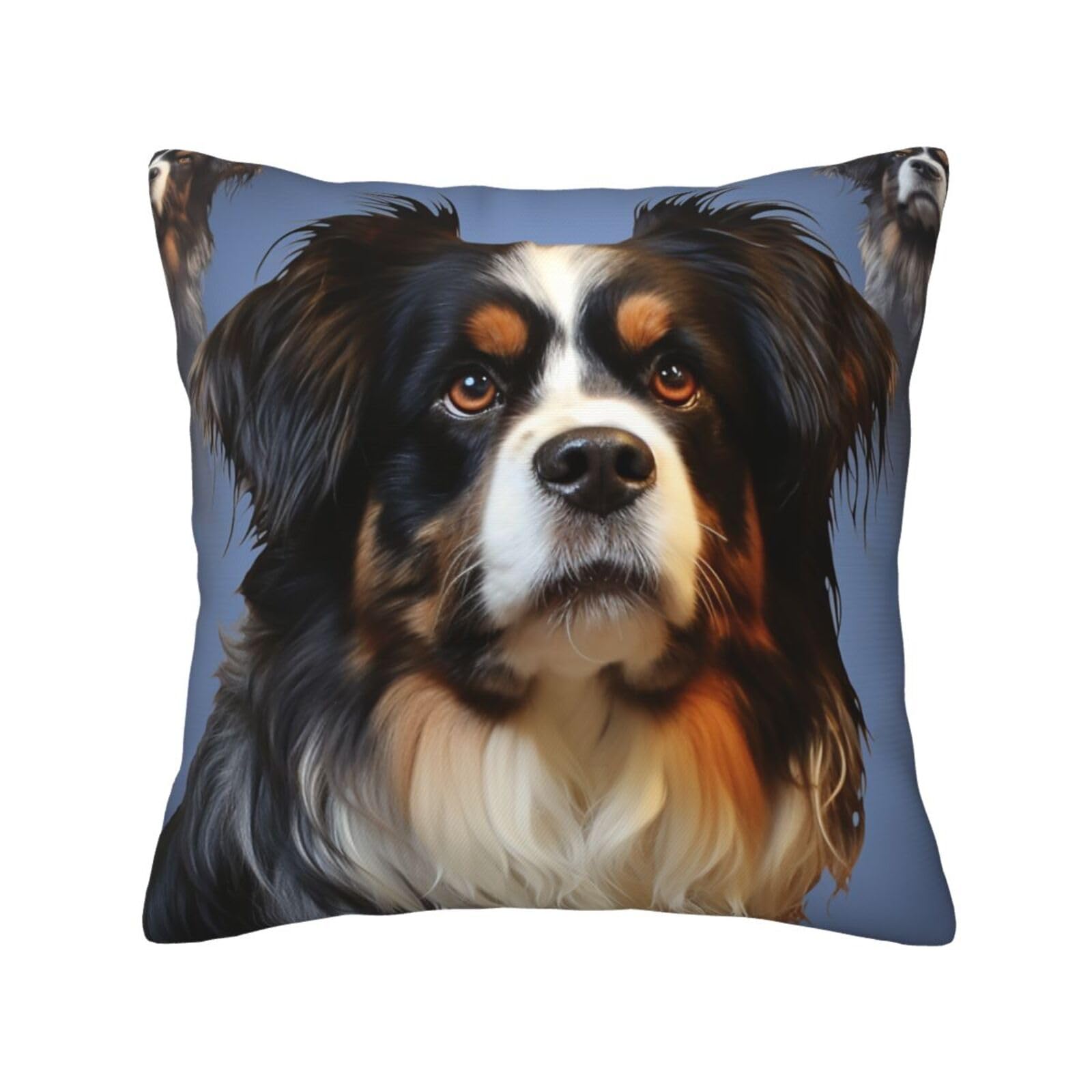 FodPand Dog Throw Pillow Covers 20"X20" Super Soft Cozy Pillows Case Morden Decorative Cushion Cover for Sofa Couch Bed Home Decor