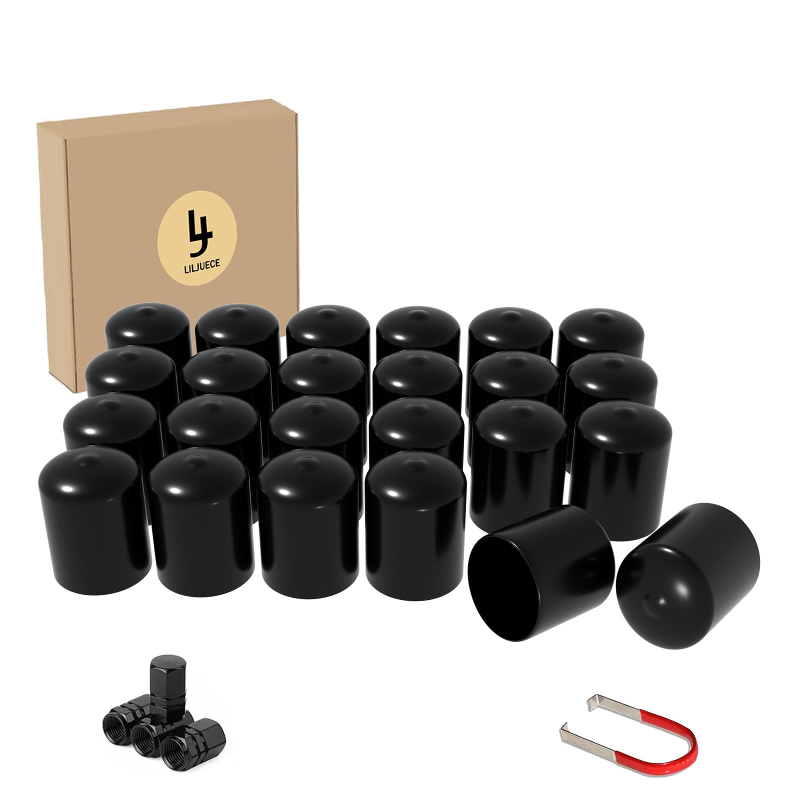 LILJUECE Anti‑Skid Lug Nut Covers