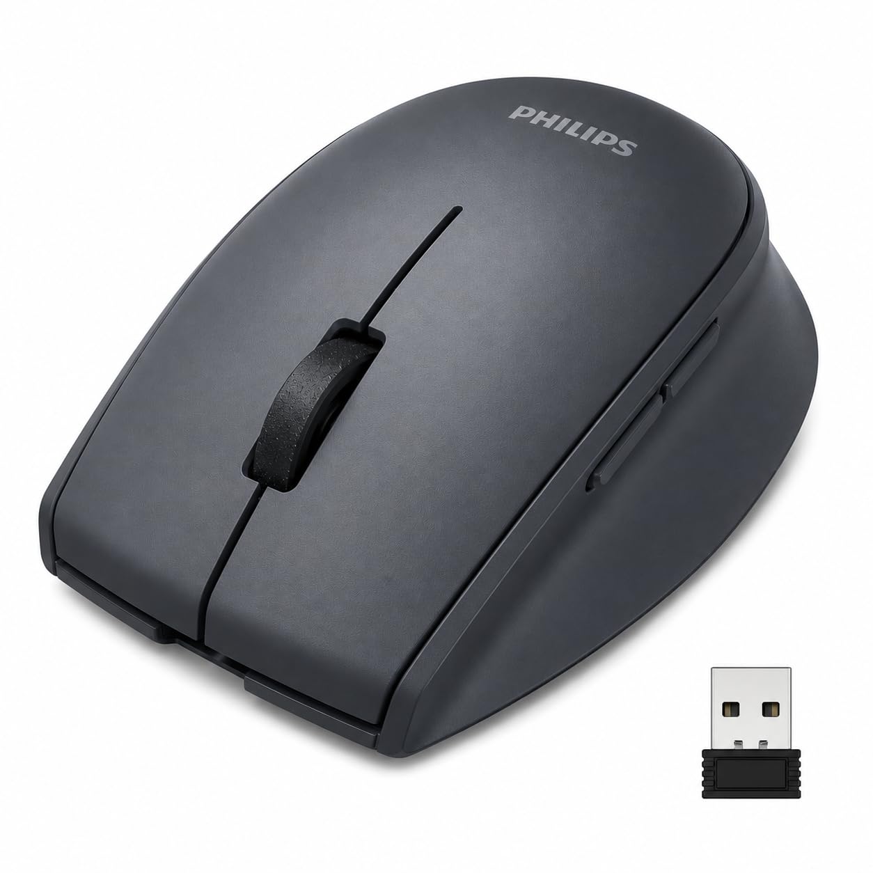 Photo 1 of PHILIPS Wireless Mouse Bluetooth & 2.4GHz Silent Computer Mouse