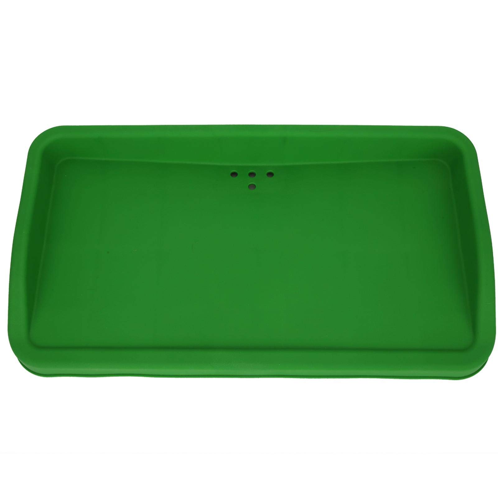 Keenso Boîte de Rangement de Balle de Golf, conteneur de Stockage de Balle de Golf en Caoutchouc boîte de Rangement de boîte de Service de Plateau Fournitures de Vert