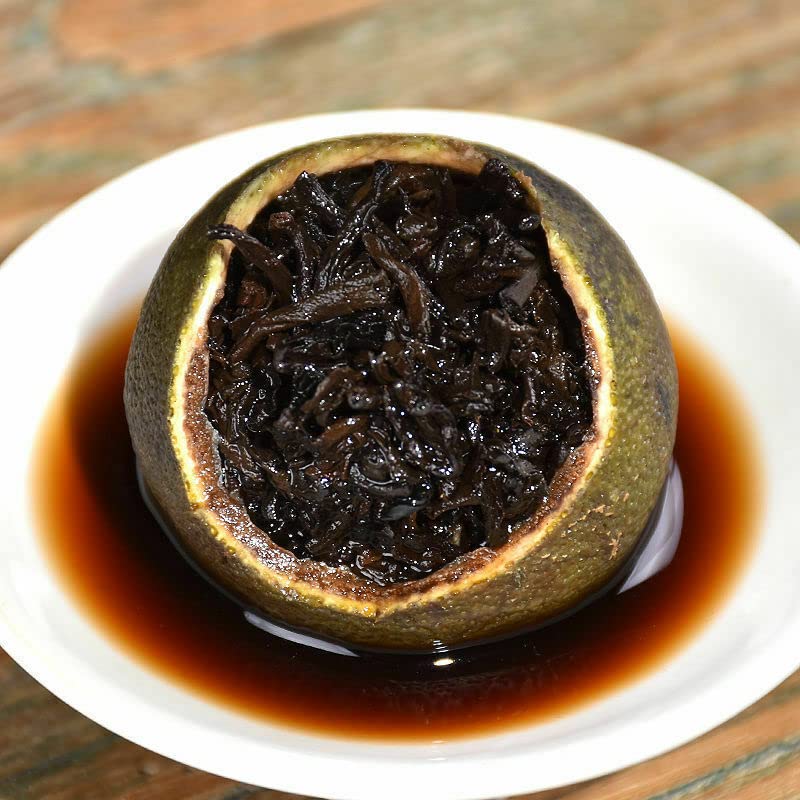 200g Grün Orange Pu'er Tee China Original Puerh Tee Guter Tee Natürlicher Bio Puerh -Tee Grünes Essen ohne Zusatzstoffe Puer Tee