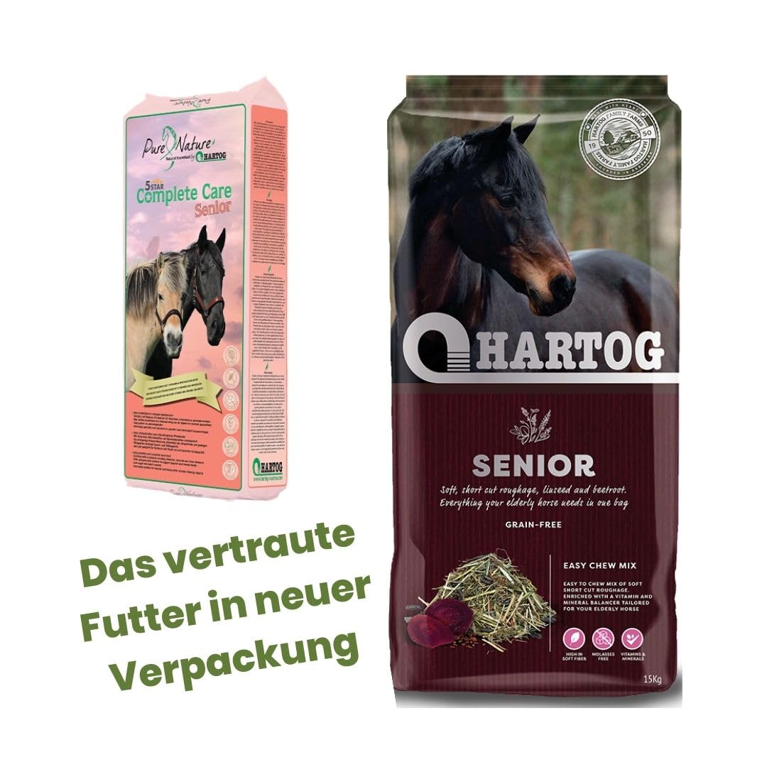 Hartog Complete Care Senior - Raufuttermix für Senioren-Pferdebesitzer, Geschmacklos, 155.5 kg