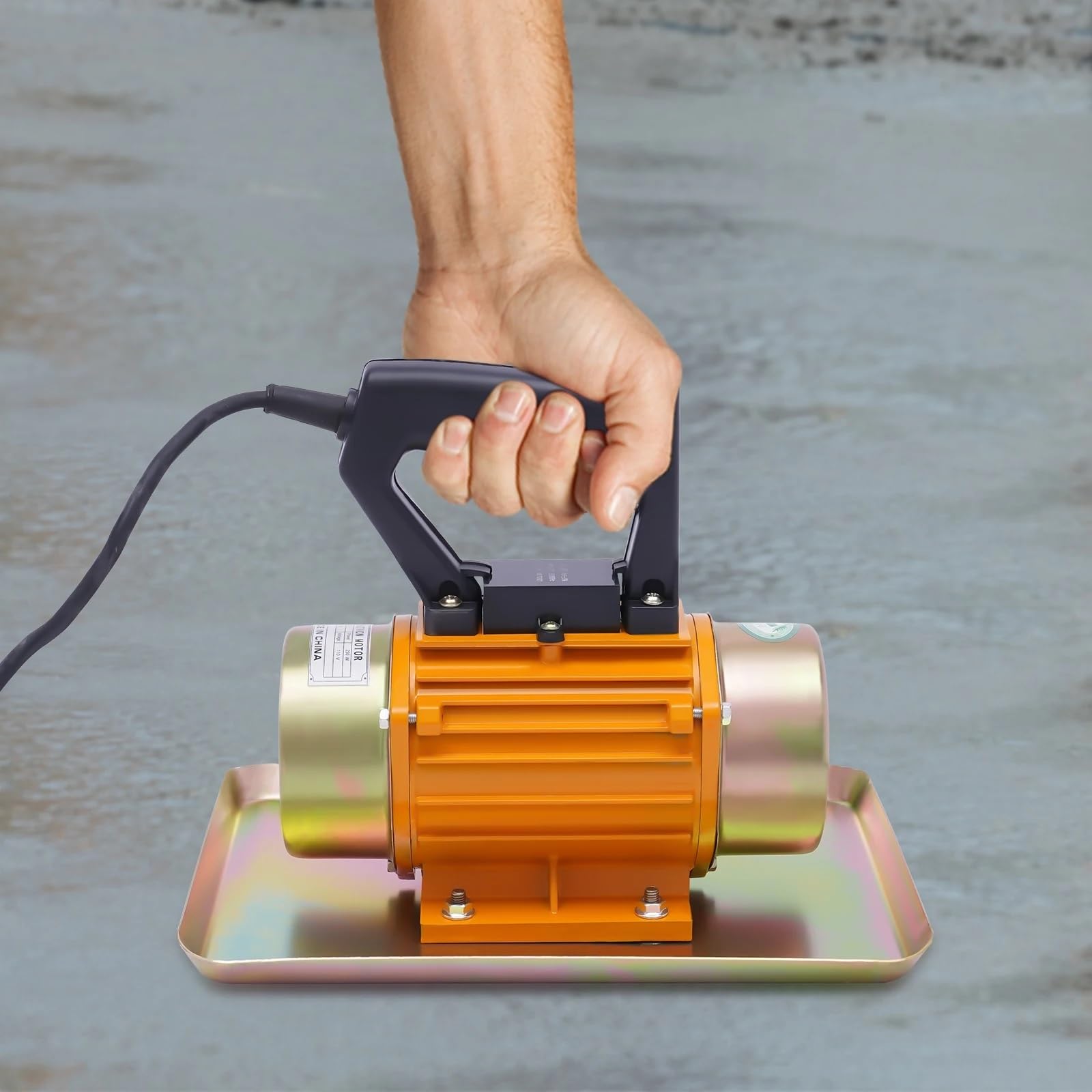 Motor de CC - Motor vibrador de hormigón eléctrico for herramientas de construcción Máquina vibradora de hormigón con movimiento de mesa portátil de 250 W