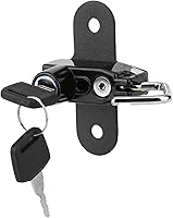 Vista 7 de Fydun Motocicleta Casco Lock Mount Hook Aleación de aluminio Kit de modificación de motocicleta para Suzuki V Strom 250 2017 (negro)