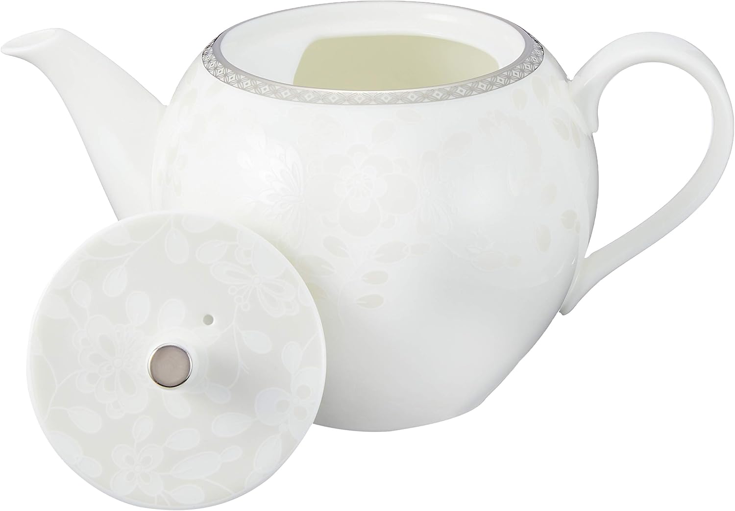 Narumi 51461-4664P Milano Bianca Tea Pot, 22.0 fl oz (660 cc), Tea