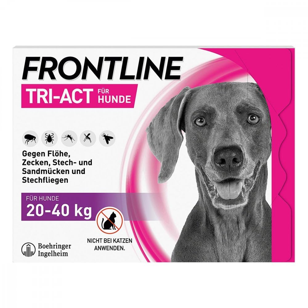 FRONTLINE TRI-ACT Chien L parfait pour les voyages en toute sécurité avec votre grand chien
