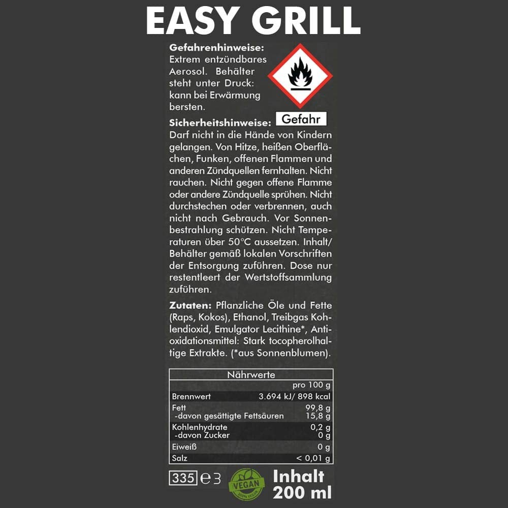ABACUS® Spray separatore grill, spray antiaderente, spray antiaderente, separatore per barbecue, spray antiaderente, spray per barbecue, spray antiaderente, spray per barbecue, spray separatore per