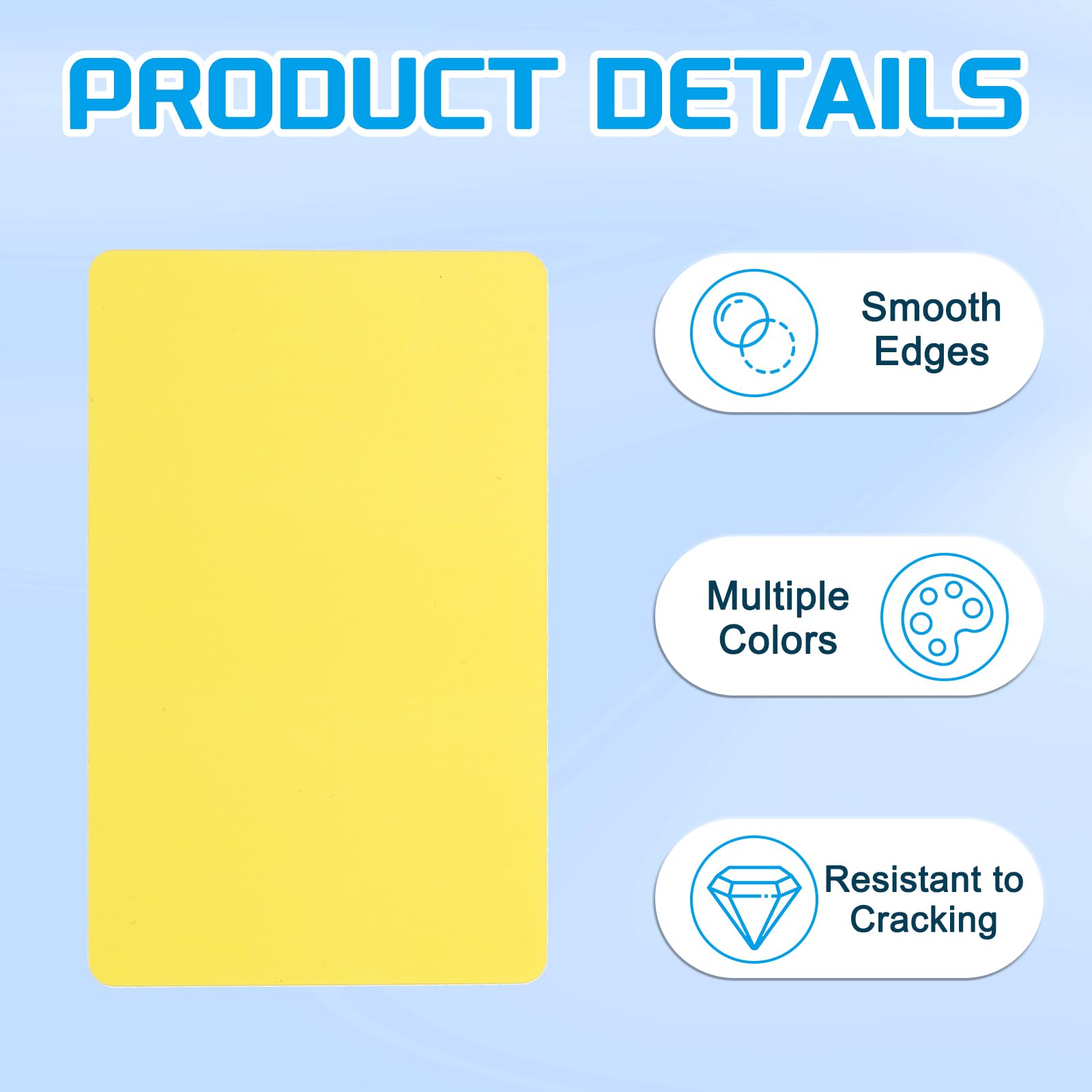 PATIKIL Blank PVC Cards, 20 Pack Inkjet Plastic ID Card CR80 30 MIL White Printable Business Cards - Image 3