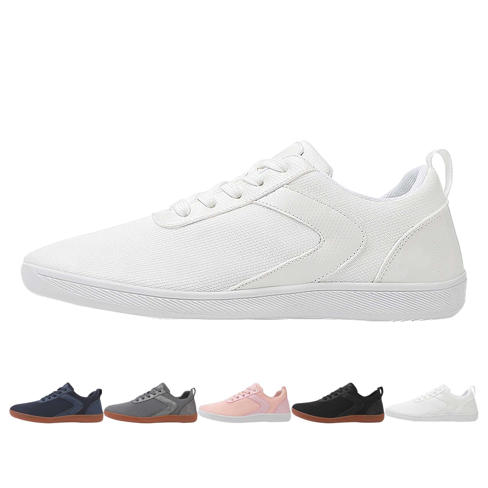 Scarpe da Ginnastica da Donna Comode Leggere Sneakers Bianche Donna | Calzature Atletica in Tessuto Sintetico per Camminata Nordica Scarpe Ginnastica Concezione Ergonomica Fibra Ecologica