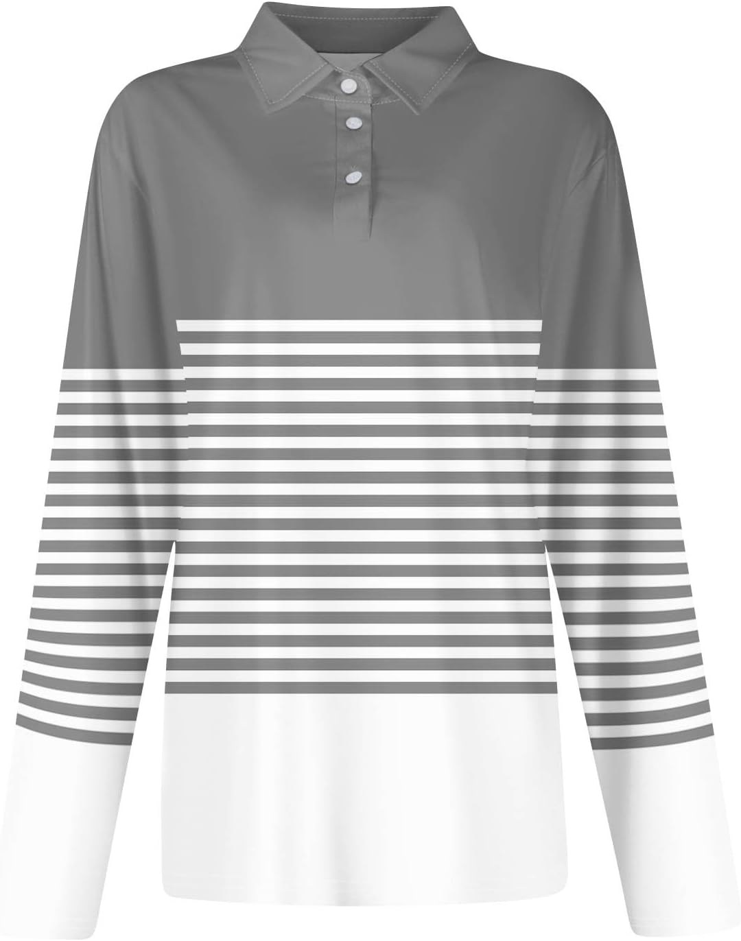 Golf Clothes for Women 2025 Business Long Sleeve Polo Shirts Lightweight Dry Fit Tshirts V Neck Collared Workout Blouses