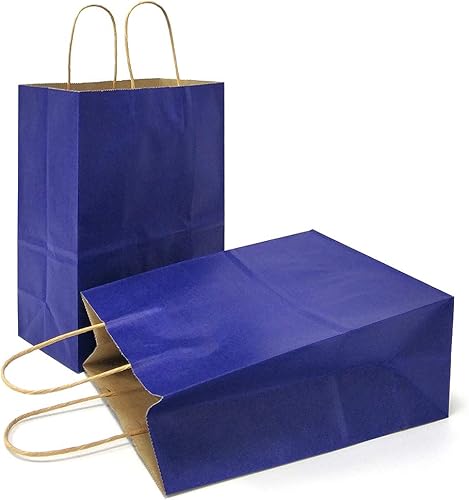 Miniatura 80 de Azowa - Bolsas de papel de estraza con asas para cosas para fiestas, para llevar regalos también