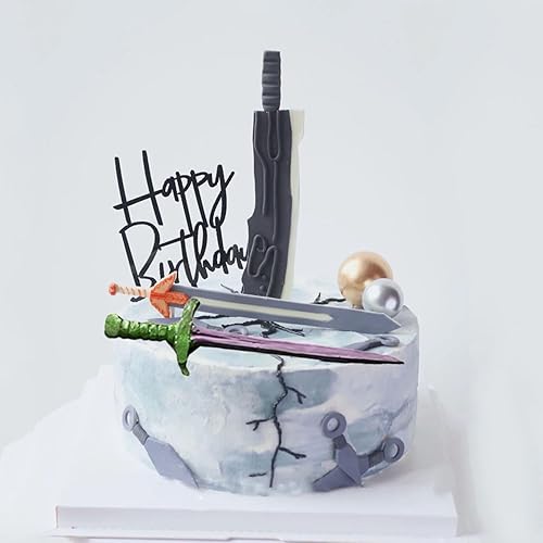 Miniatura 3 de XMOLDNMS Moldes de silicona con forma de hacha de arma para decoración de tartas, decoración de cupcakes, caramelo y goma de mascar de chocolate,