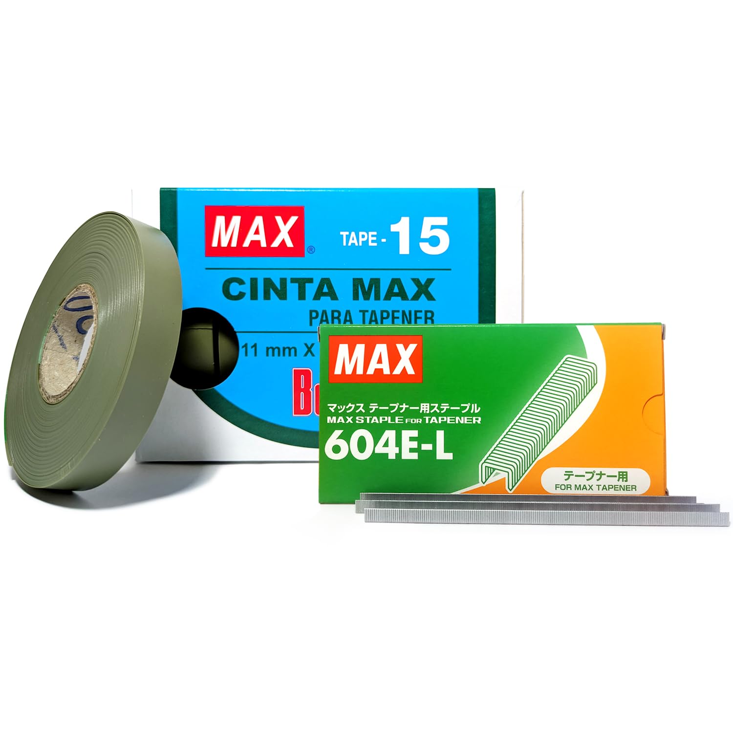 Elixir Gardens Max Tapener Plant Tying Machine Refill Pack | 10 x No.15 Tapes & 4800 Staples
