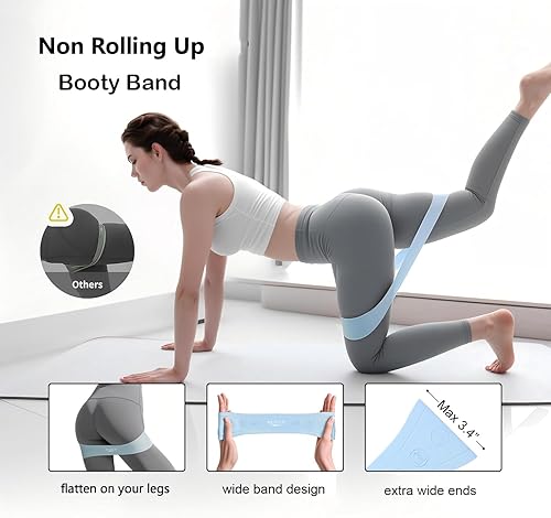 Miniatura 3 de PROIRON Juego de bandas elásticas de silicona-rosa, azul, verde