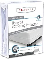 Vista 13 de Guardmax Funda Premium para Somier - Tamaño Individual Impermeable y a Prueba de Chinches con Cremallera Funda para Somier - Protector de Somier