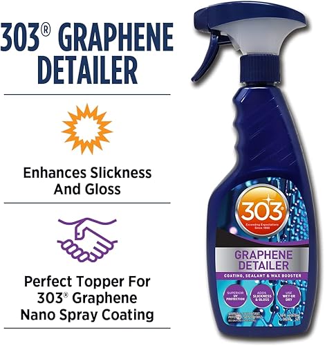 Miniatura 2 de 303 Products Spray detallador de grafeno, mejora el brillo y la protección en el revestimiento existente, selladores y ceras, protector UV, ayuda