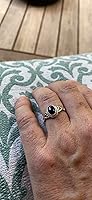 Vista 8 de Black Onyx Stone Ring 925 Sterling Silver Statement Ring For Women Handmade Rings Gemstone Christmas Promise Ring Size US 9 Gift For Her
