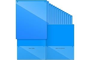 Essential Teacher Parent Communicator Folders - 2 Pocket Durable Folders for Homework...