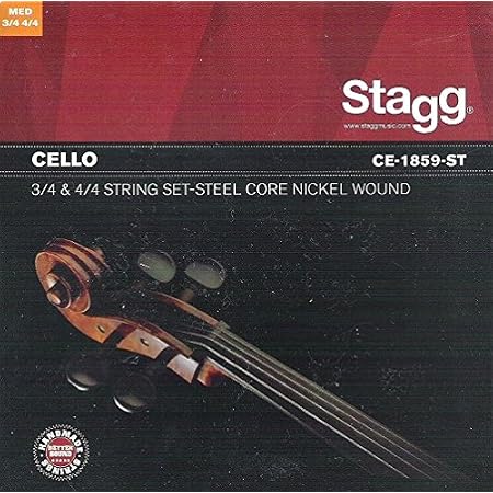Jeu De Cordes Violoncelle D'Addario Prelude 3/4 Medium – Son Chaud Et Fiable Pour Étudiants Et Professeurs